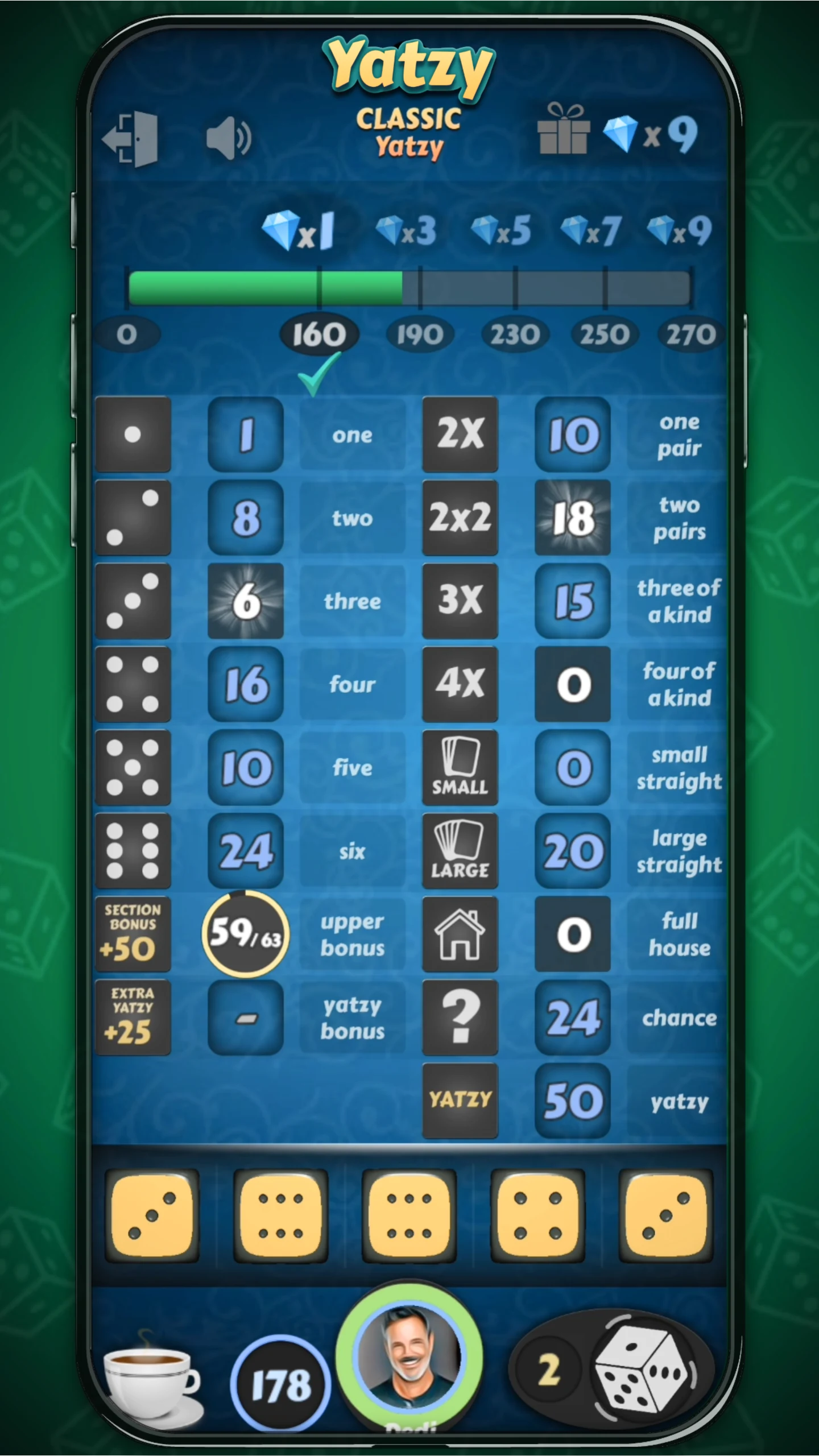 Yatzy: Offline Dice Games screenshot