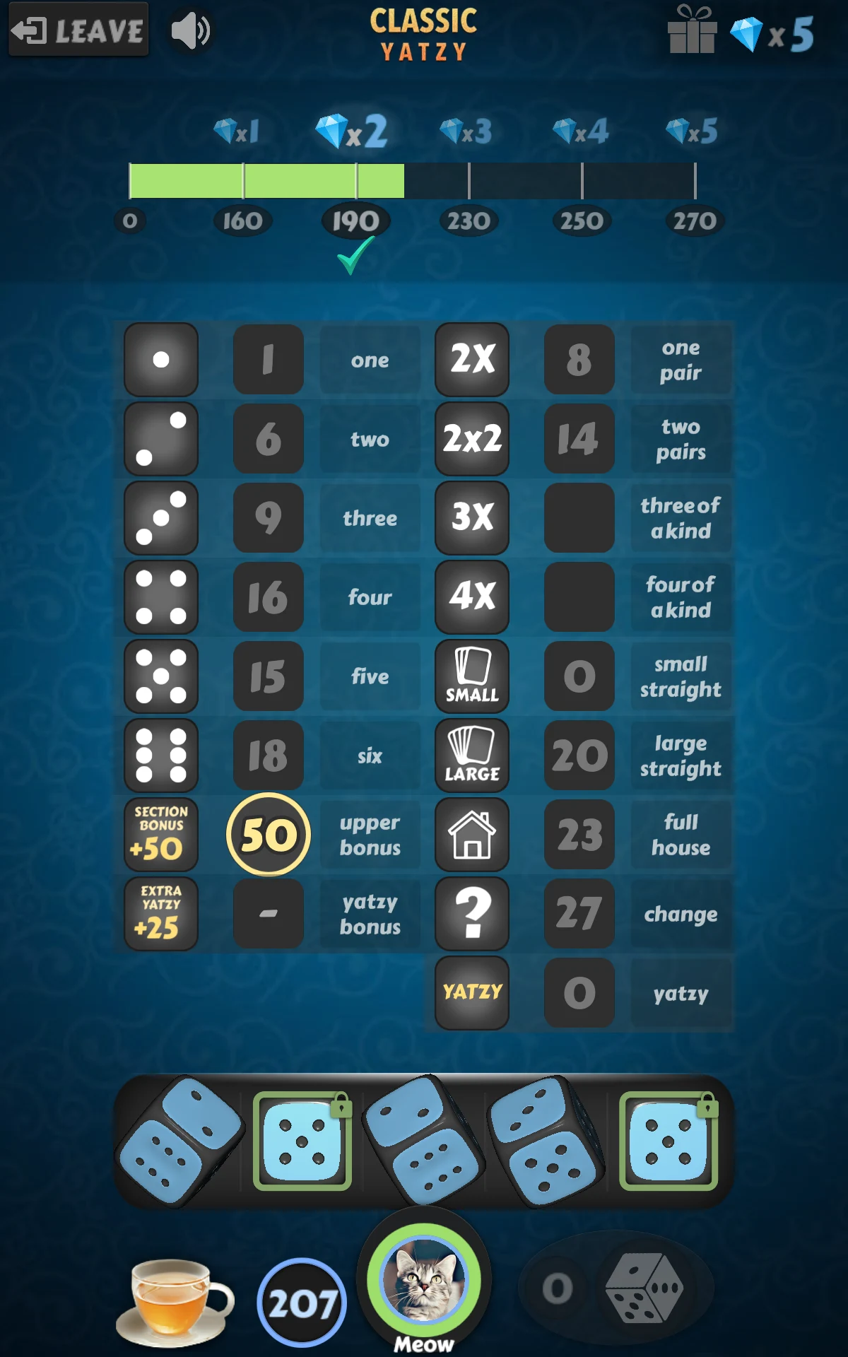 Yatzy: Offline Dice Games screenshot