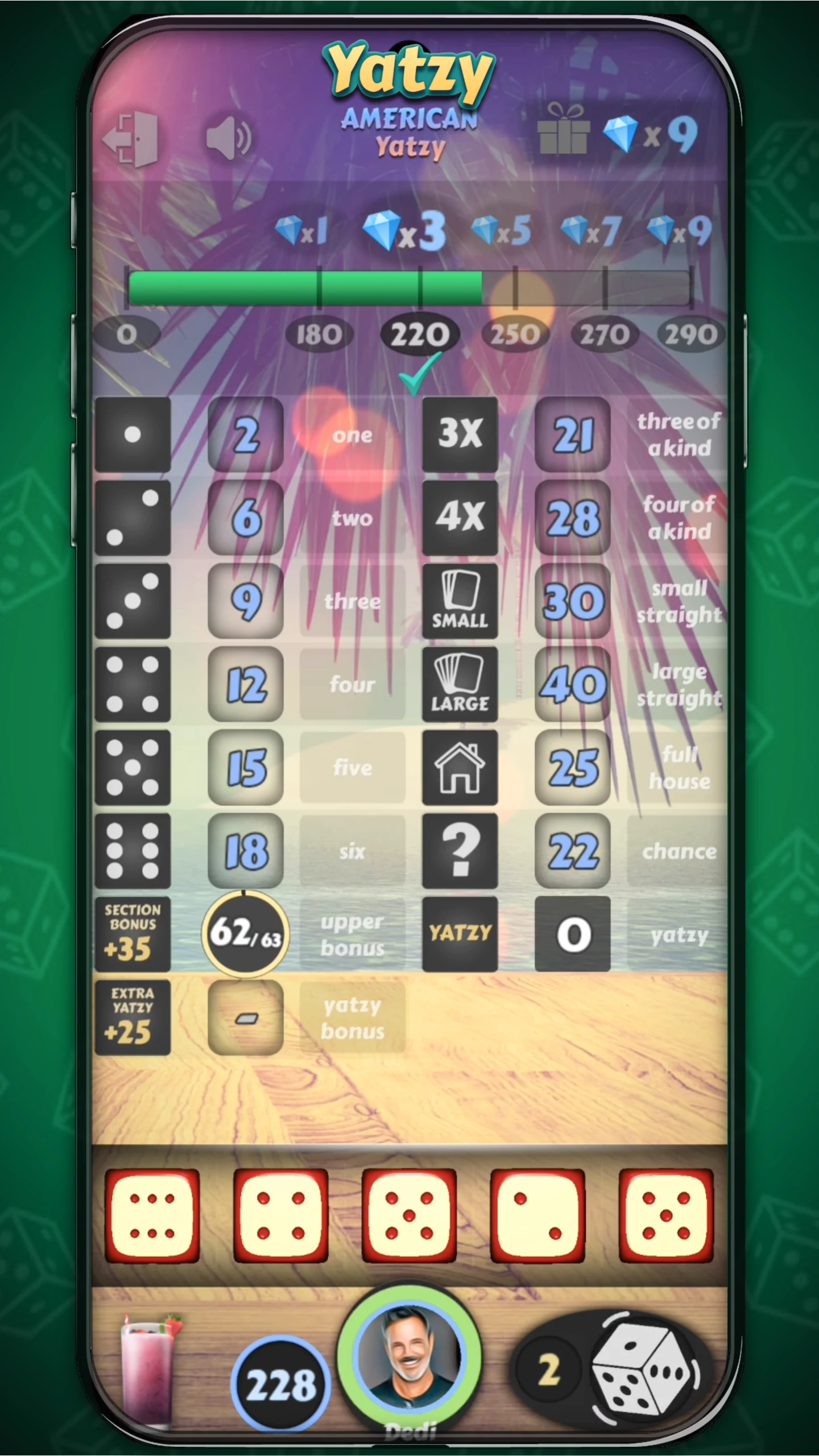 Yatzy: Offline Dice Games screenshot